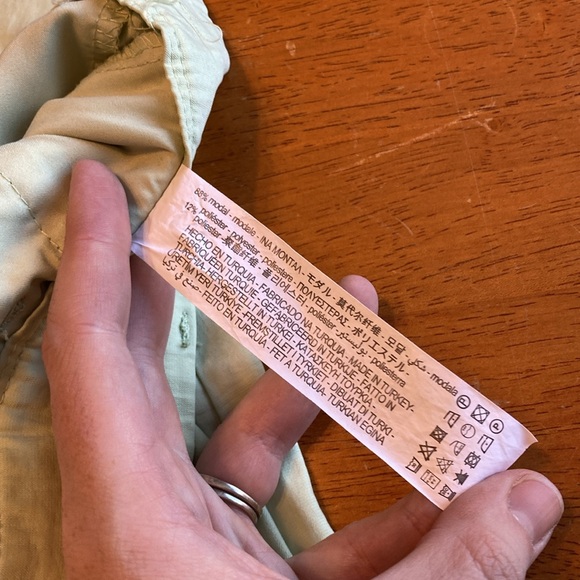 Zara Womens Size S Brat Light Green Wide Leg High Waist Trousers Pants Pleats - Picture 11 of 16